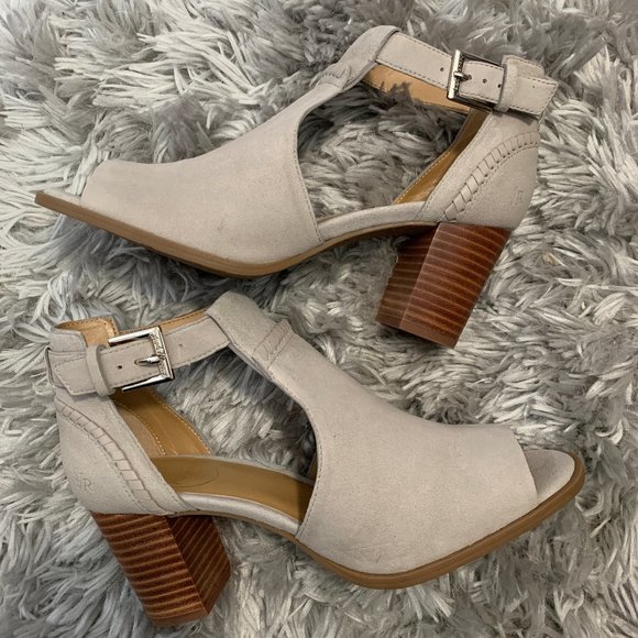 Jack Rogers Shoes - Jack Rogers Dove Gray Open Toe Booties
